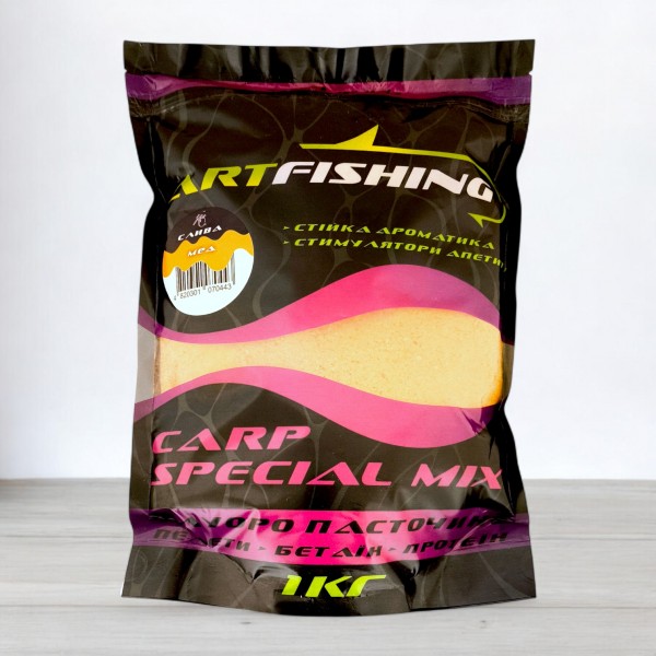 Прикормка Art Fishing Carp Special Mix, 1кг, Слива - Мед